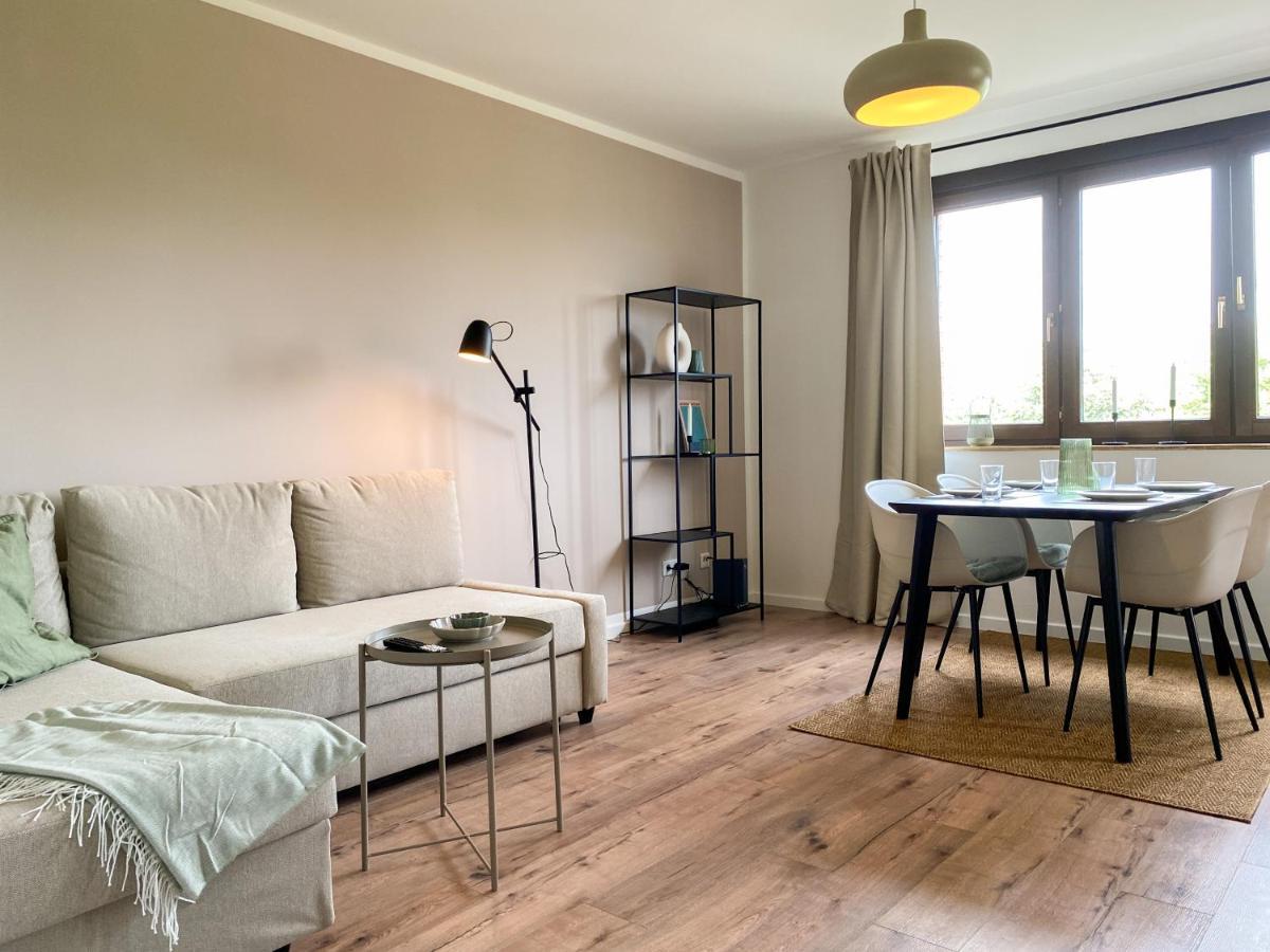 Schoene Wohnung Mit Rheinblick/Duesseldorf/Neuss/Messe 外观 照片