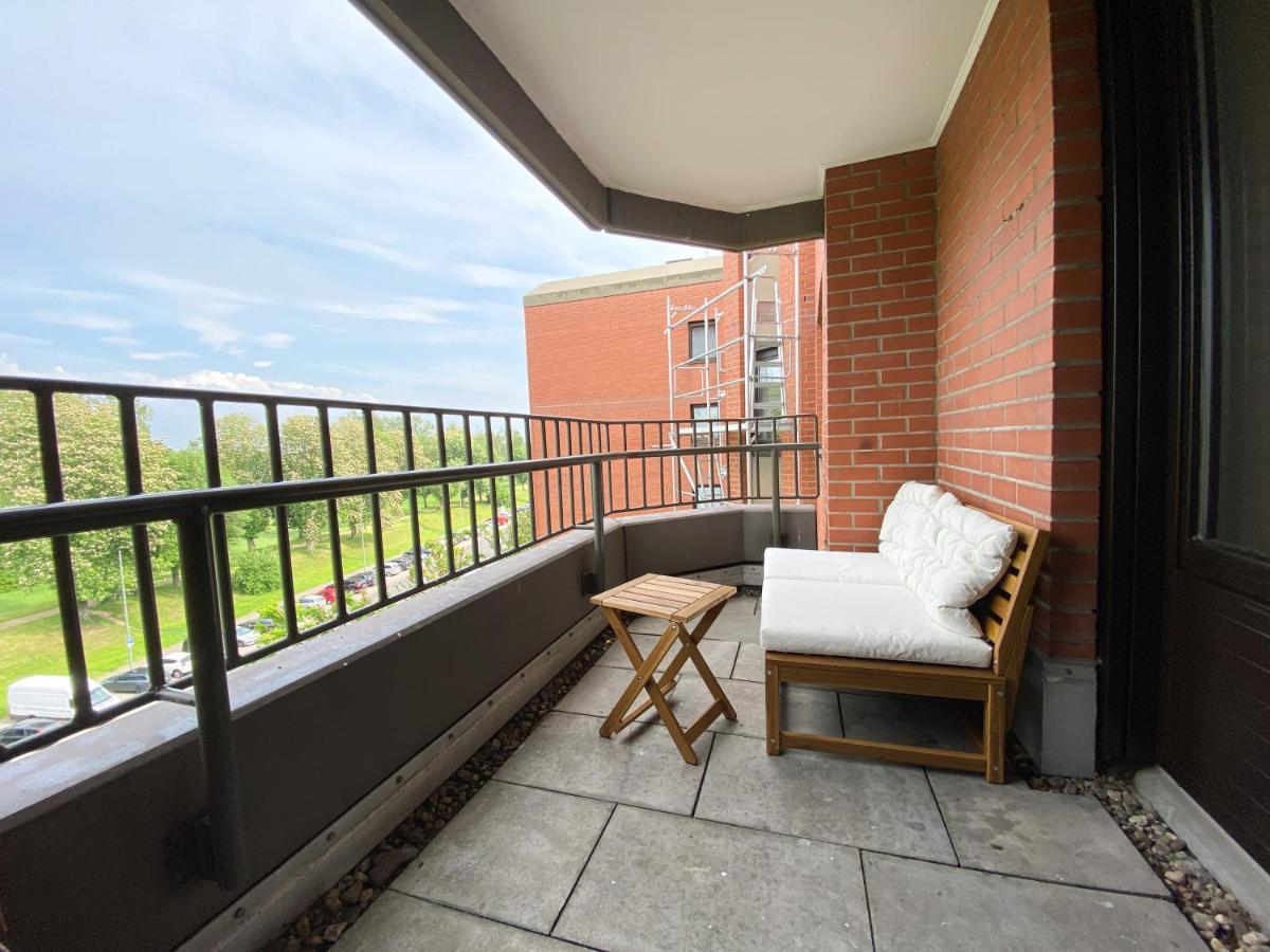 Schoene Wohnung Mit Rheinblick/Duesseldorf/Neuss/Messe 外观 照片